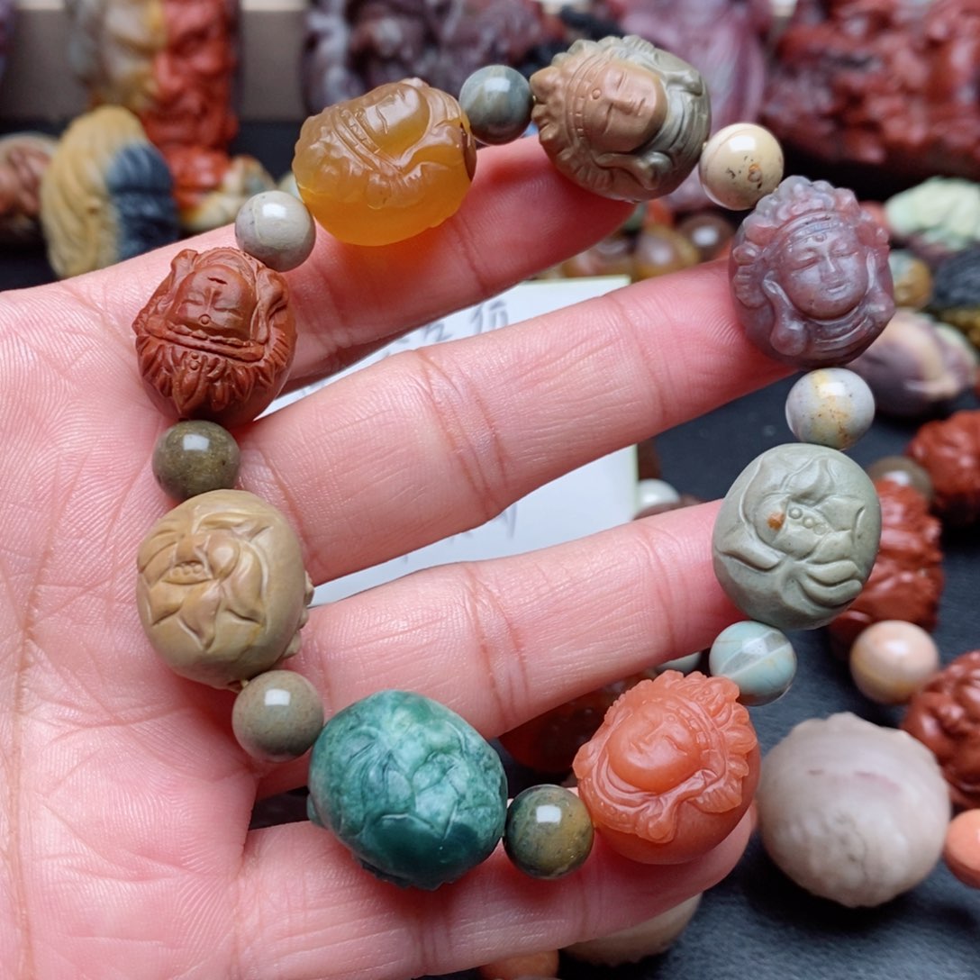 未镶嵌手串玛瑙/玉髓