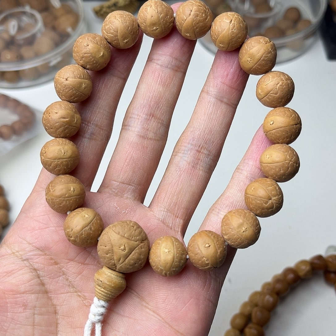 凤眼菩提手串精品正圆手串13.5尺寸