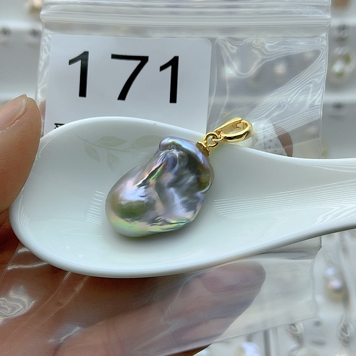 淡水珍珠颈饰银S925镶嵌