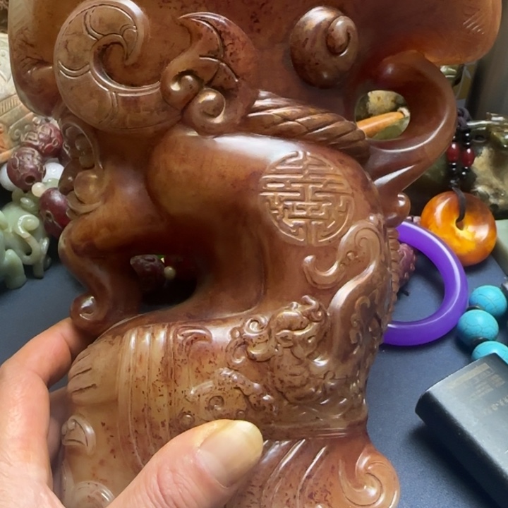 紫金钵盂菩提吊坠