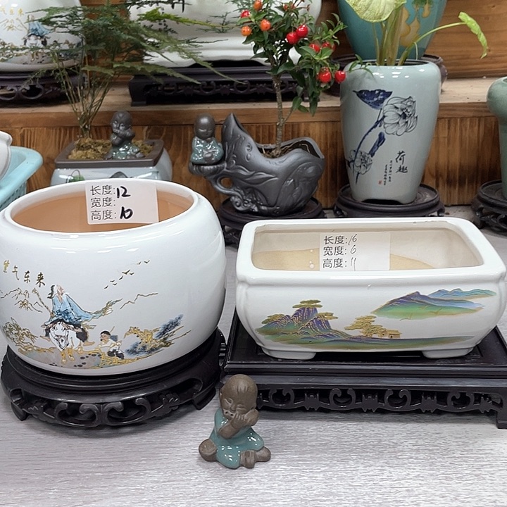 陶瓷花盆紫砂花盆福利抢购