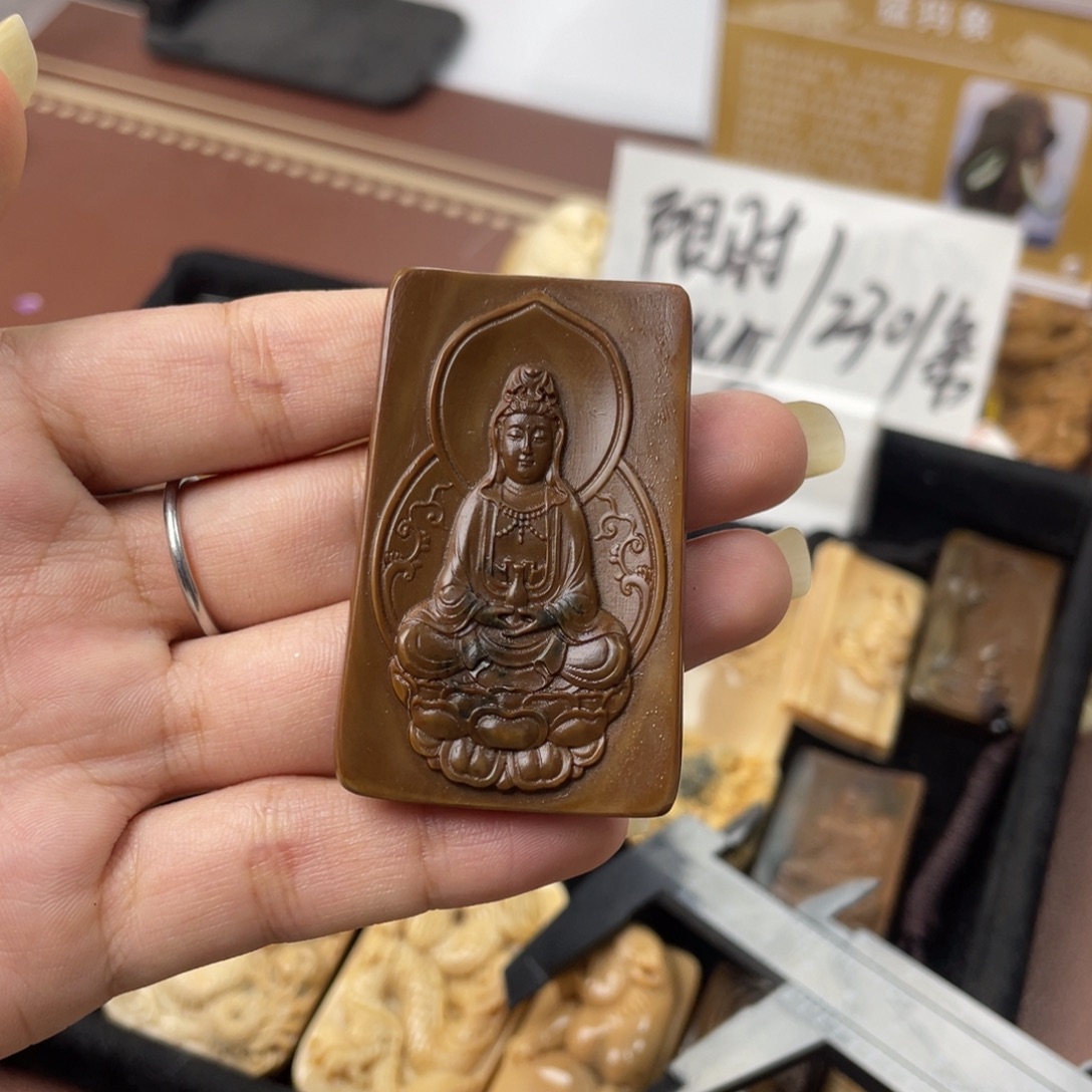 猛犸象牙手串/手链/手镯特价观音吊坠