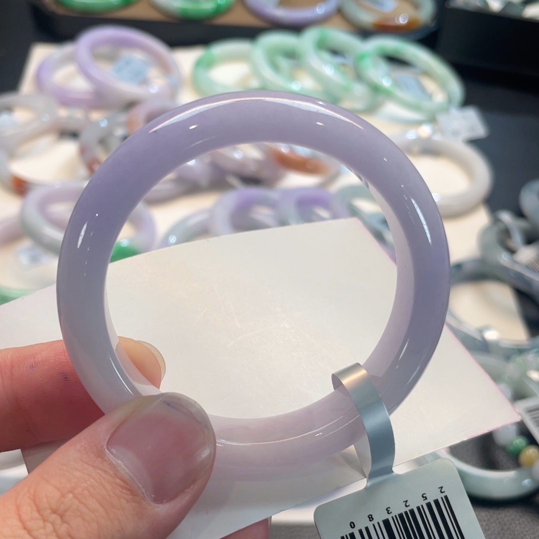 翡翠未镶嵌手镯115号 54正圈