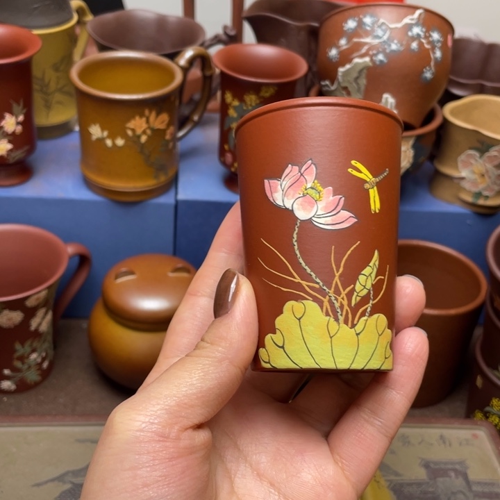 紫砂茶杯紫砂主人杯