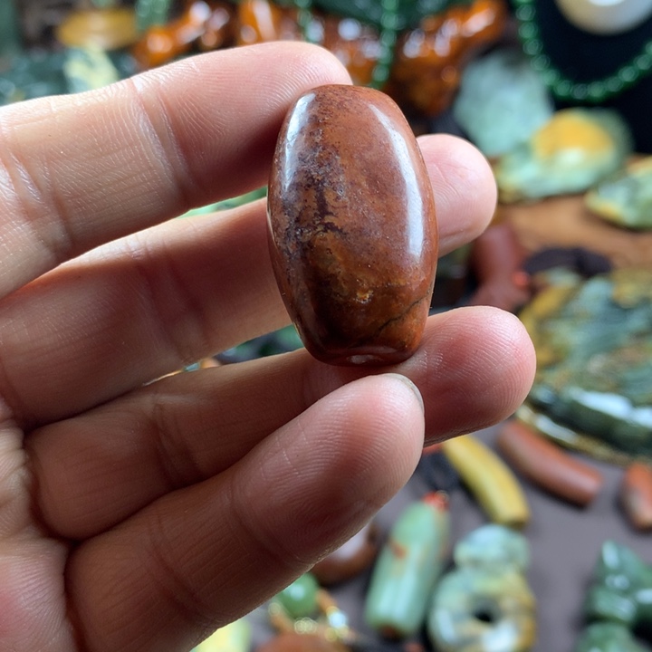 岫岩河磨玉（透闪石质玉）吊坠未镶嵌