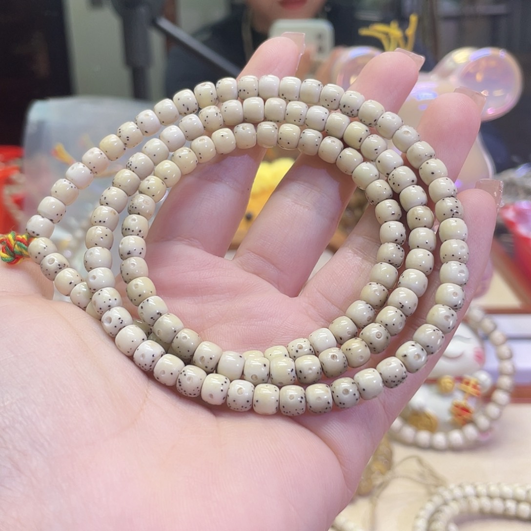 吊坠星月菩提对***点星月菩提海南同枝果6x5