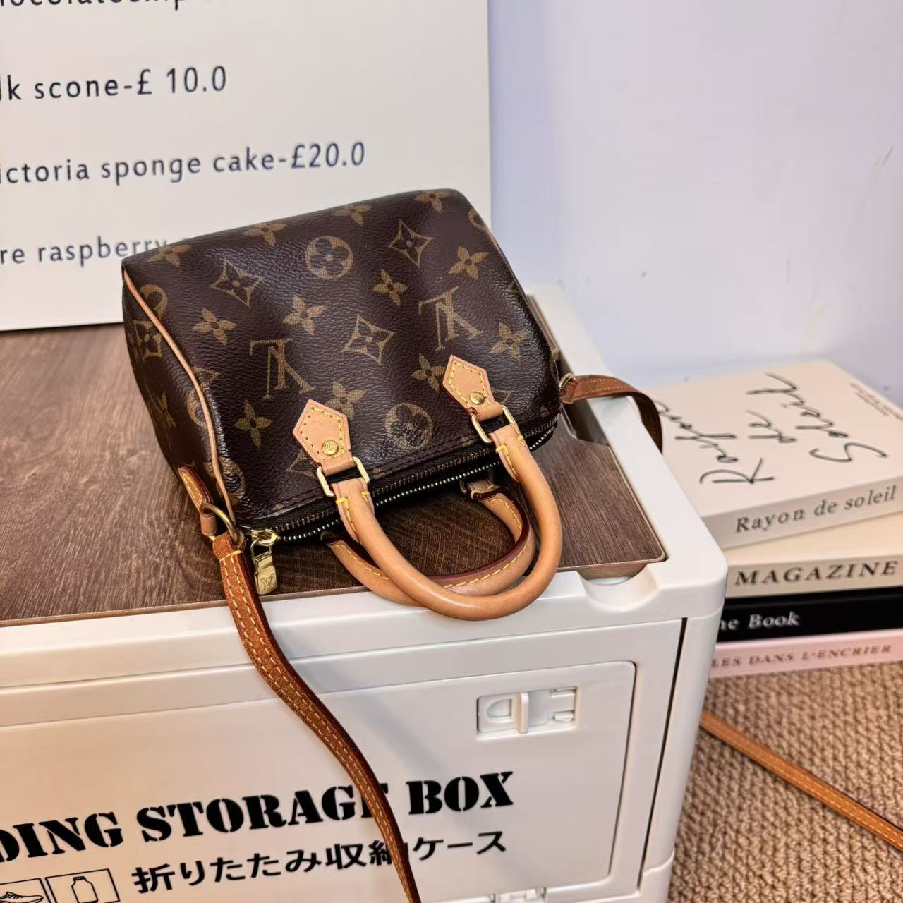 95新 LouisVuitton/路易威登 speedy nano 斜挎包/且曼