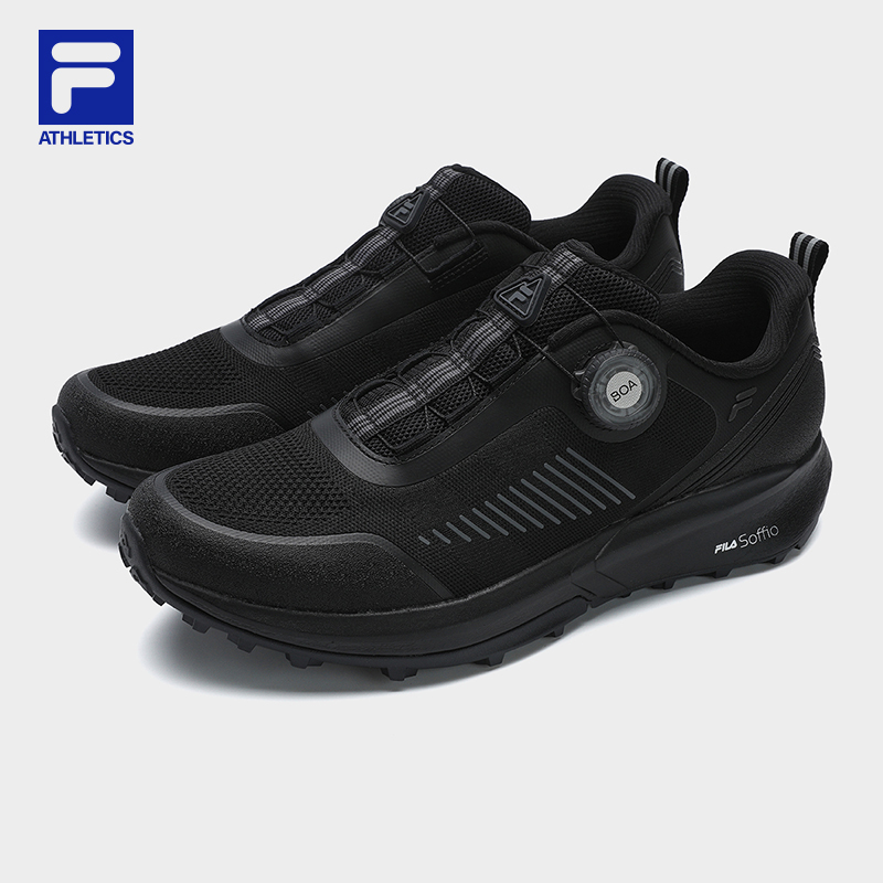 FILA斐乐【山猫3+】跑鞋网面透气男子男士户外休闲夏季A12M521125F