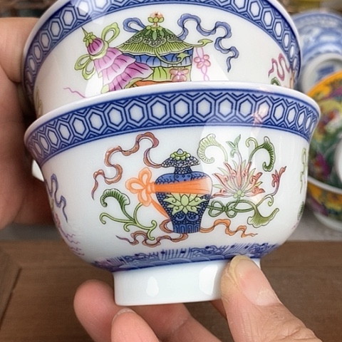 景德镇陶瓷藏式茶碗