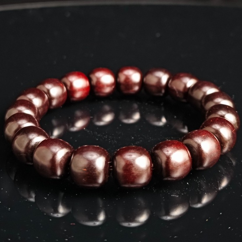 【达人专属】小叶紫檀老型手串1.0*1.1  单圈