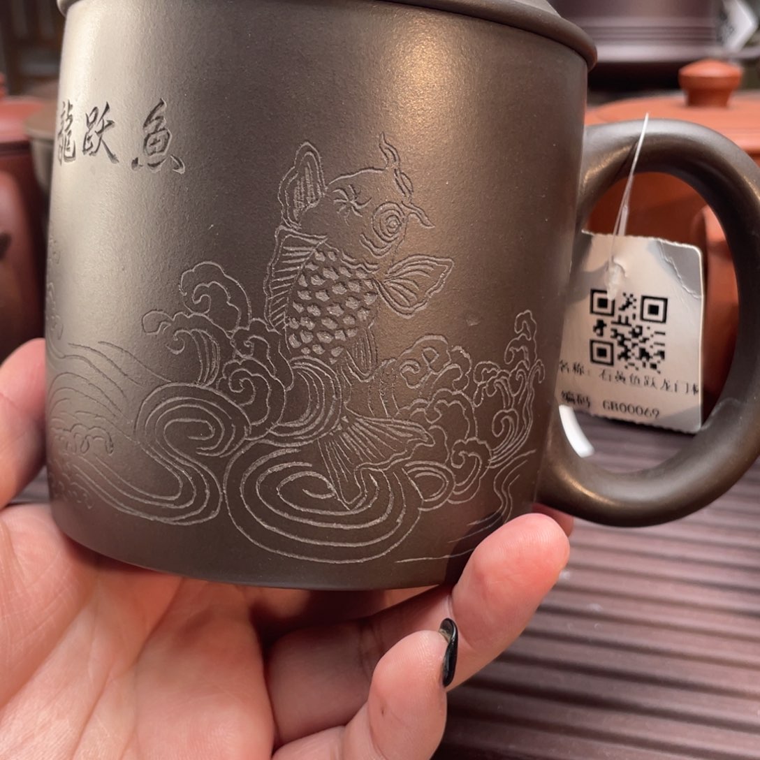 紫砂茶杯宜兴紫砂杯