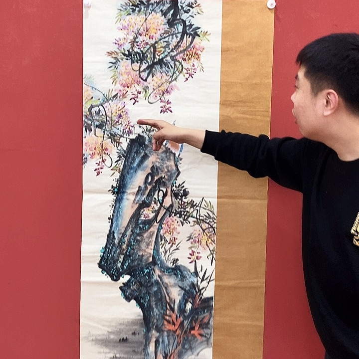 书法豆树隶精品国画