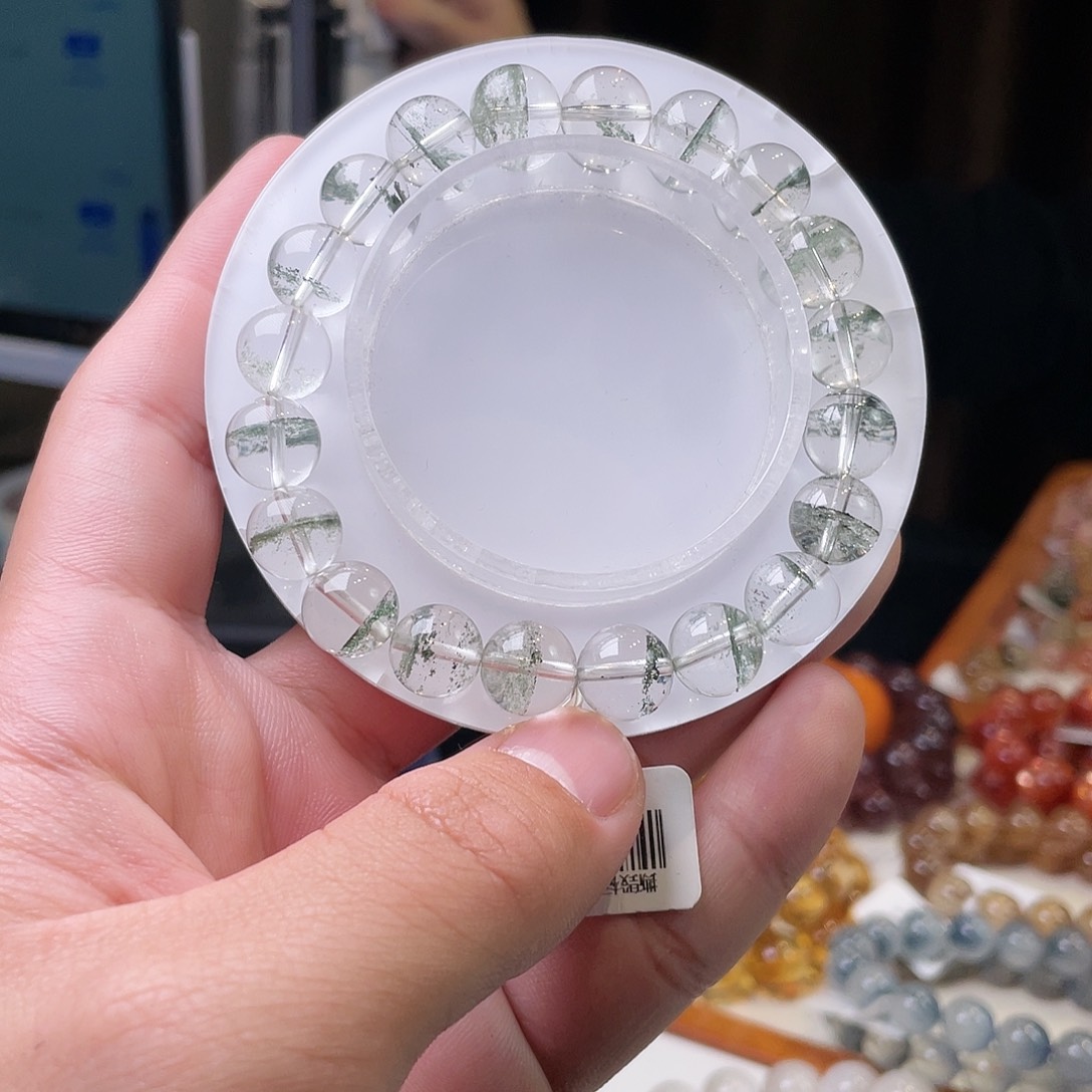 水晶手链未镶嵌千层绿幽灵E10.3mm