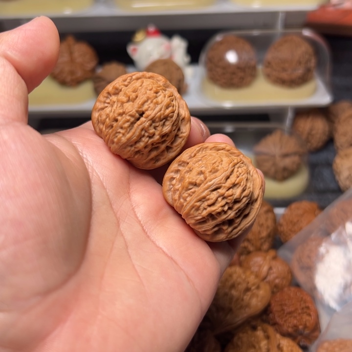 把件文玩核桃34全品四座楼