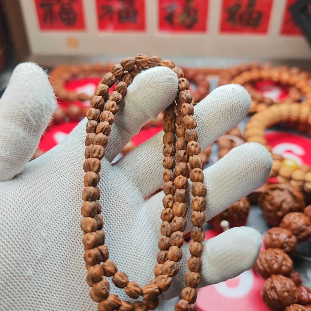 文玩核桃手串脏鬼百香籽