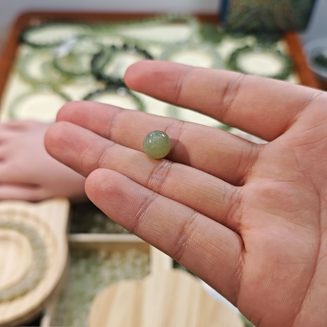 手链未镶嵌和田玉和田玉福利莲花珠一颗