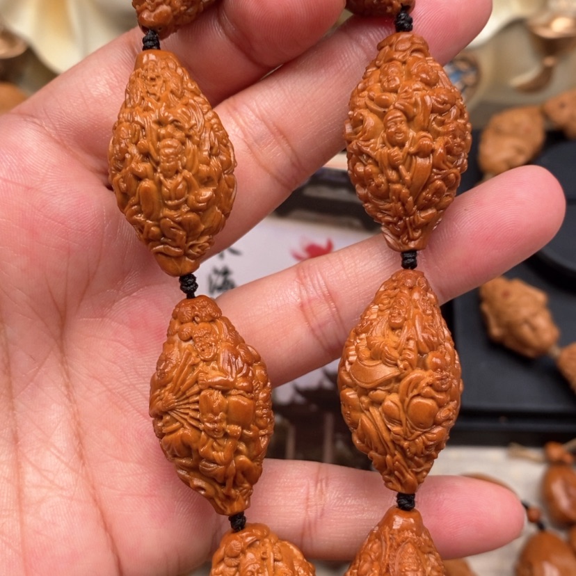 【闪购商品】橄榄核吊坠橄榄手工雕刻工艺