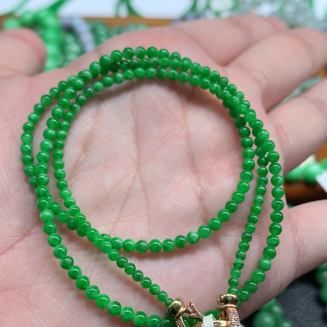 未镶嵌手链翡翠翡翠