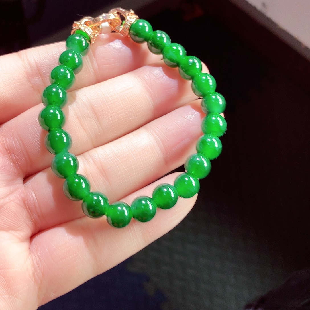 翡翠手链未镶嵌天然翡翠手链未镶嵌
