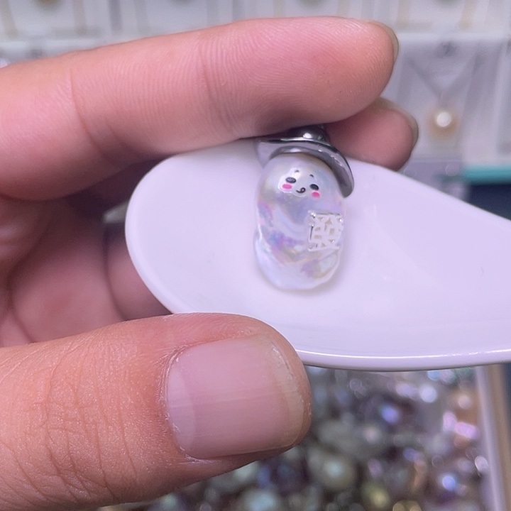 颈饰合金淡水珍珠60