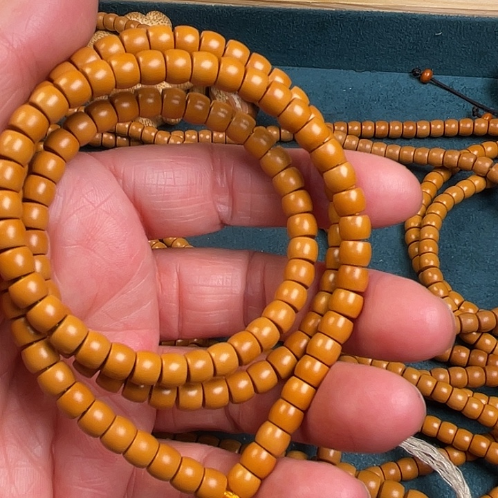 张***炮橄榄核手串脖挂橄榄