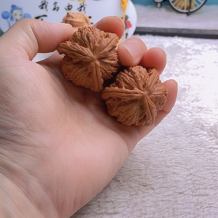 把件文玩核桃富*三棱