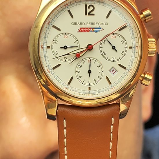 小牛皮黄金/K黄金镶嵌宝石自动机械机芯