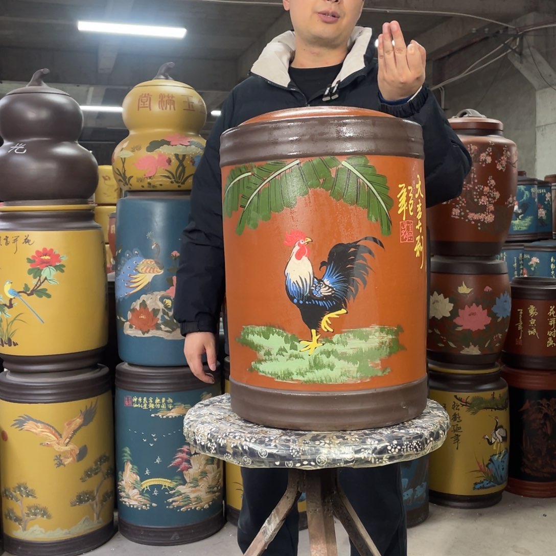 宜兴原矿紫砂茶叶罐