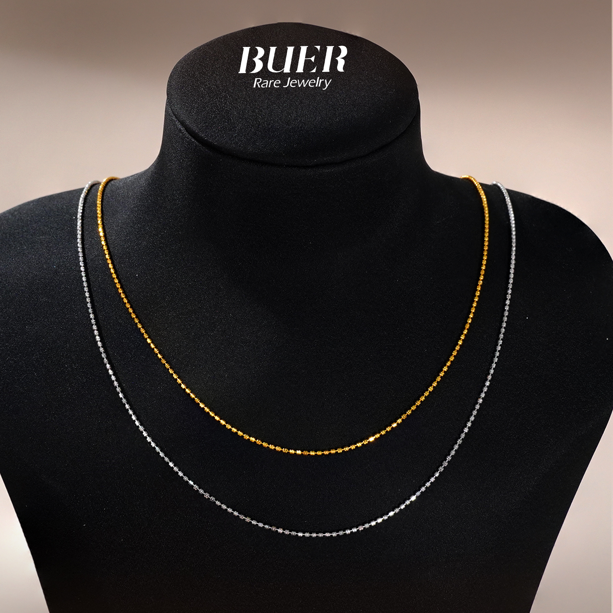 链子925银 【不二】S925银豆豆链(多样性发一)