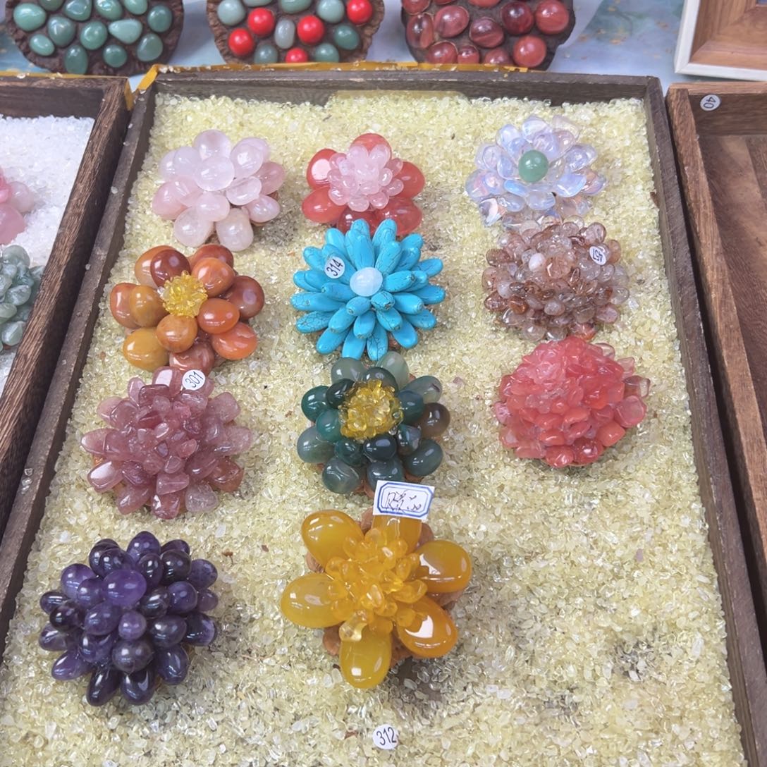 百***合无花朵干花莲蓬摆件