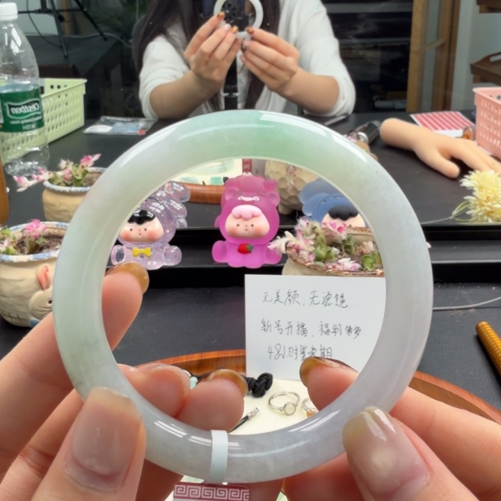 定制翡翠未镶嵌8号55.4圈