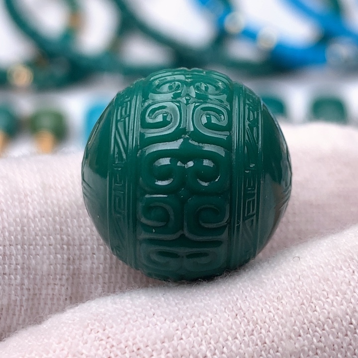 绿松石车挂未镶嵌