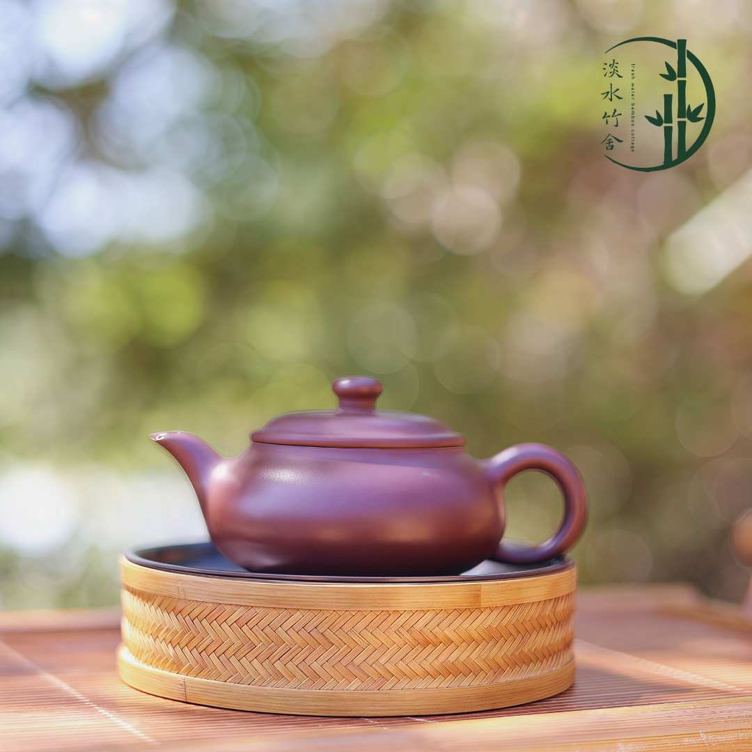 「浮云」茶座干炮台壶台高山楠竹纯手工中式主编家用小容量茶具茶台
