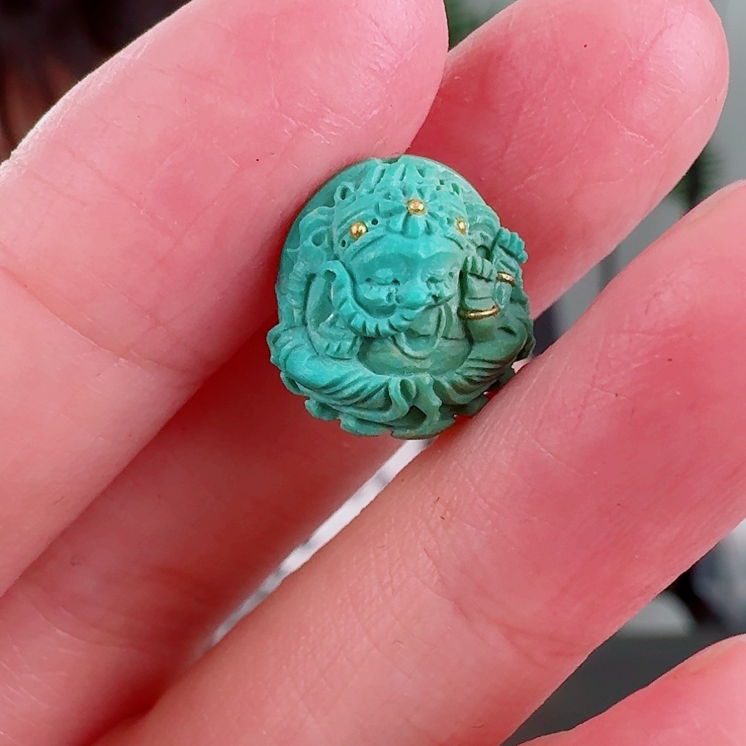 未镶嵌绿松石珠宝奇石