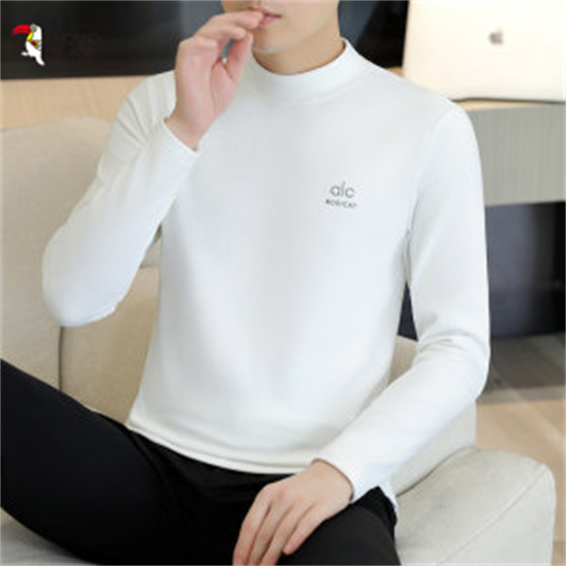 TUCANO/啄木鳥2025秋冬男士新款中领保暖打底衫百搭修身上衣8155