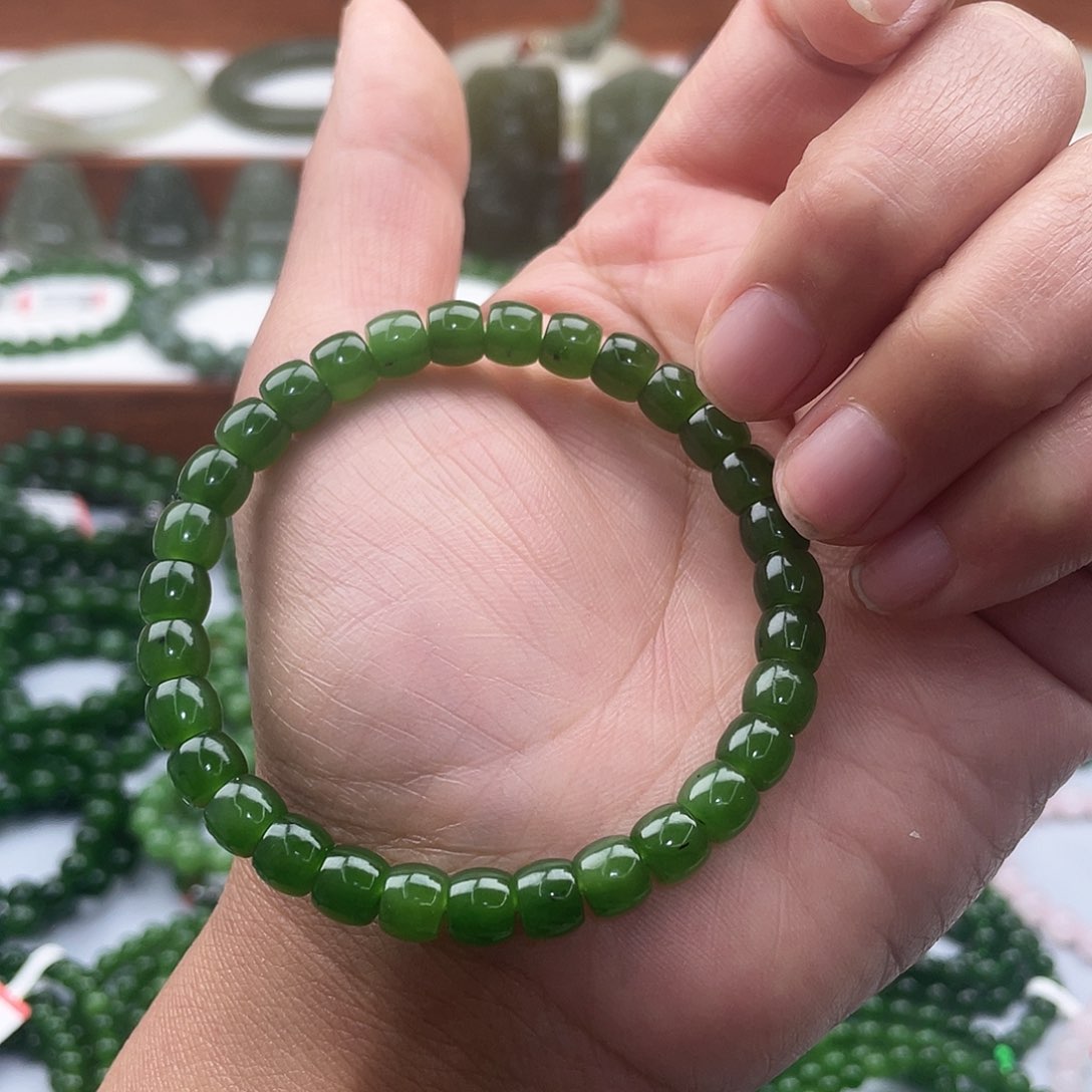 和田玉手串未镶嵌