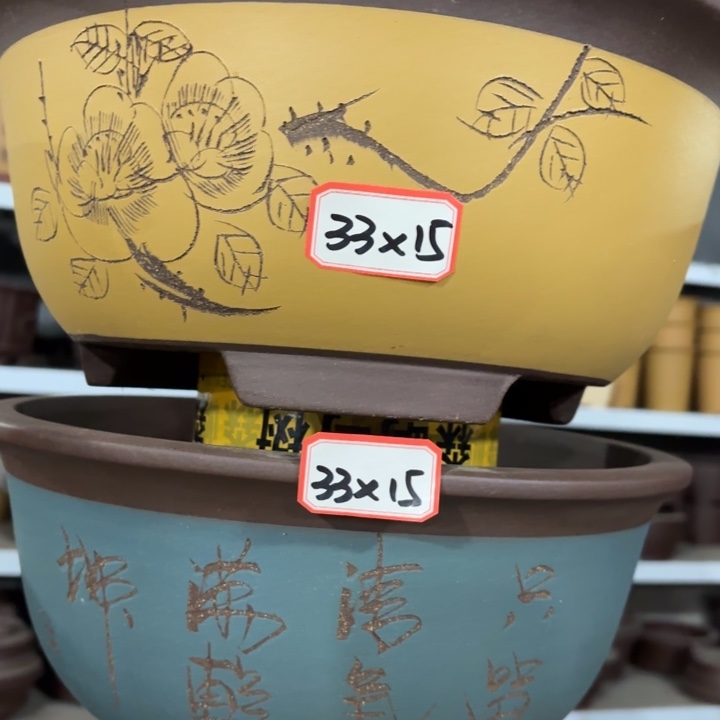 花盆紫砂100-4。     33