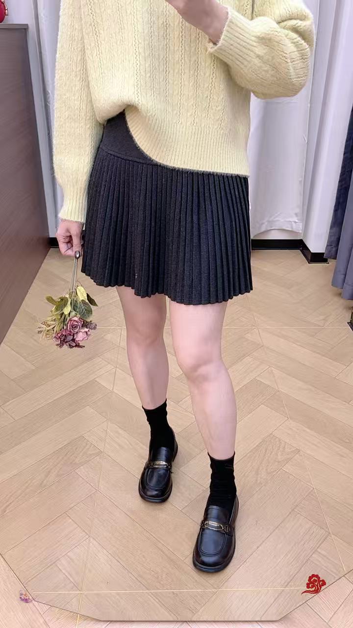 小薇家 【百褶】920秋冬新款减龄百摺显瘦半身裙