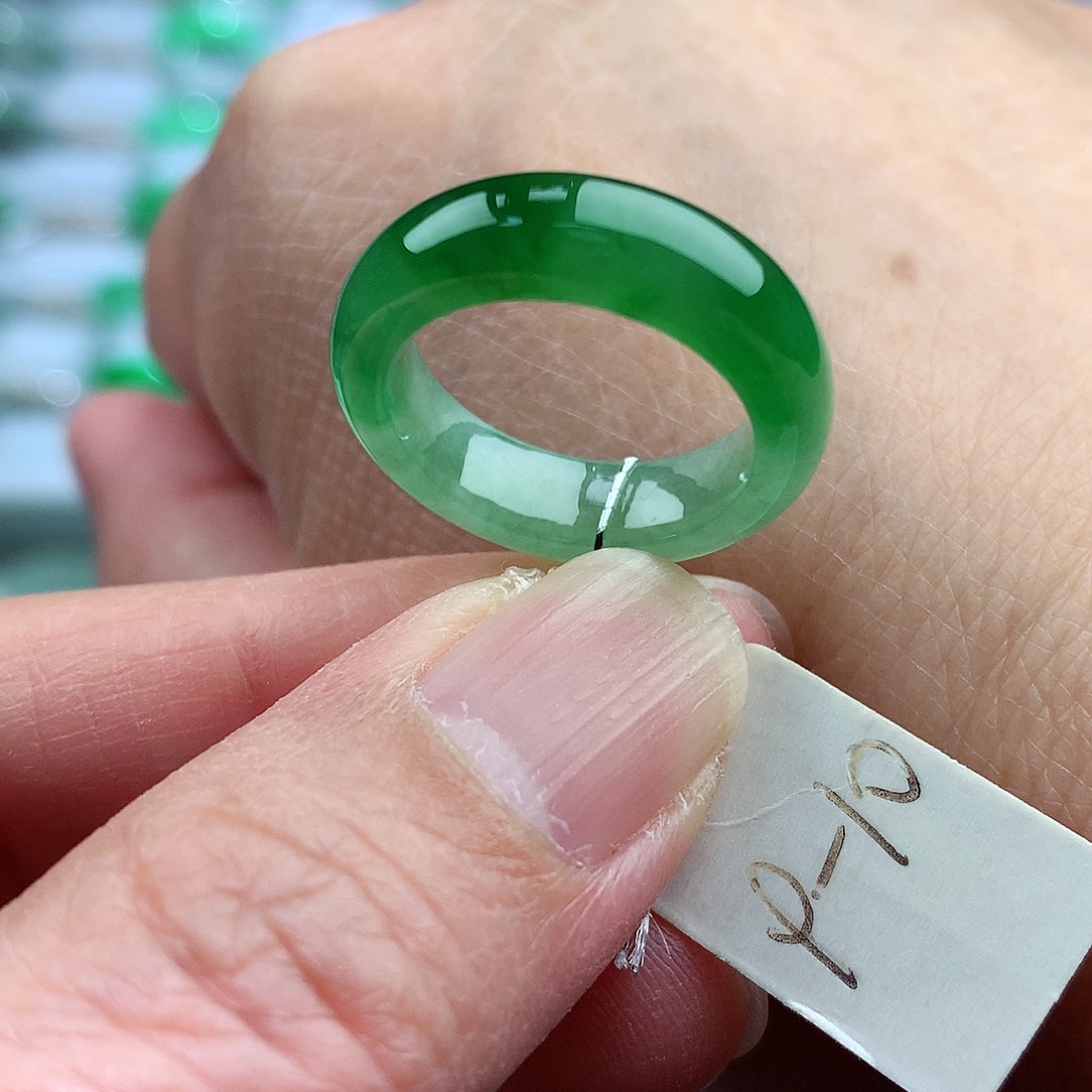 未镶嵌戒指翡翠9-10号