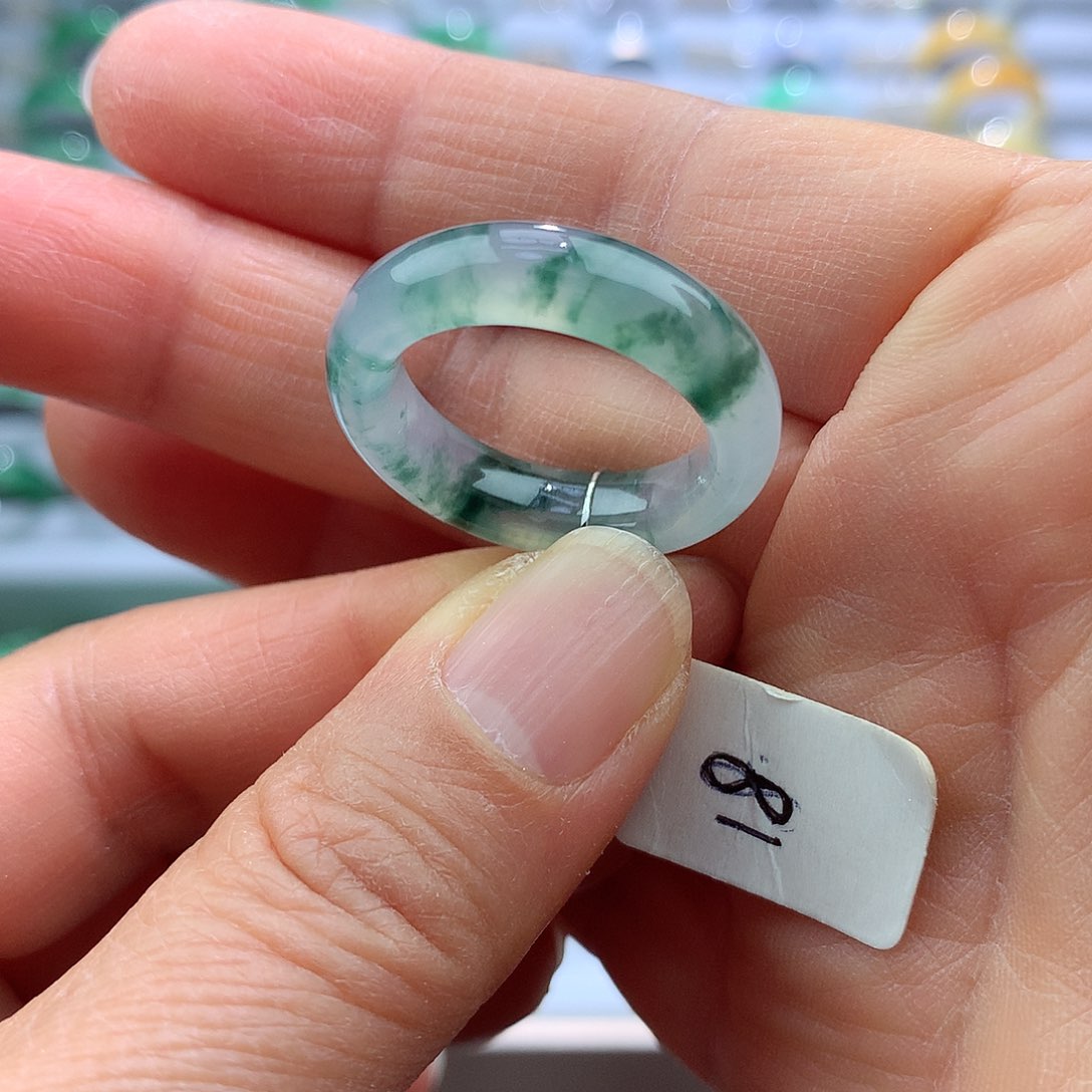 翡翠戒指未镶嵌18号