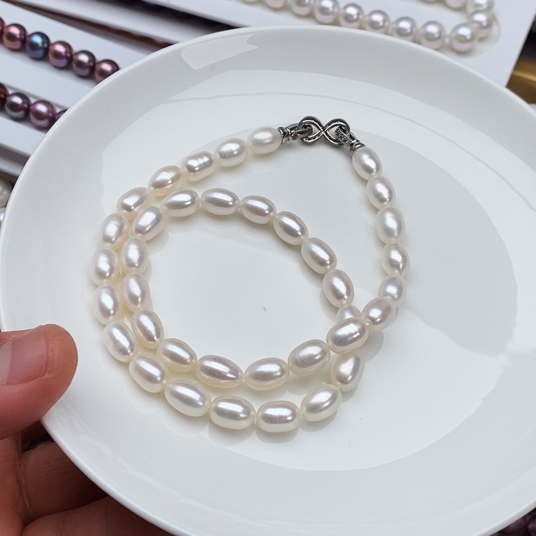 颈饰淡水珍珠合金