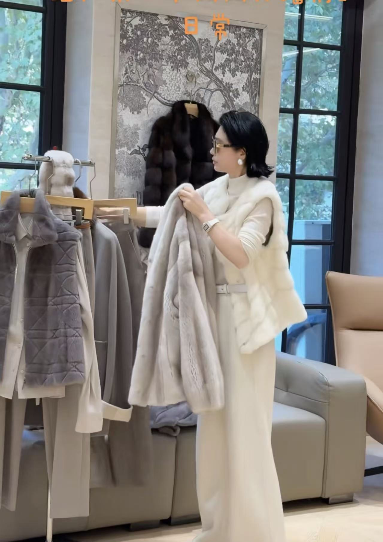 【YINGFEI PARIS】高级定制长款水貂马甲