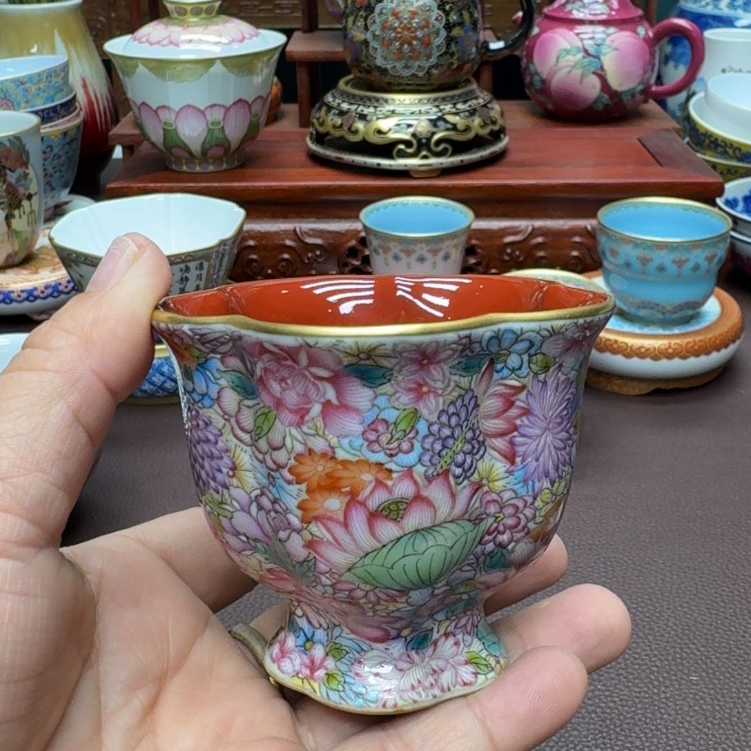 瓷片景德镇仿古手工制作精品展示