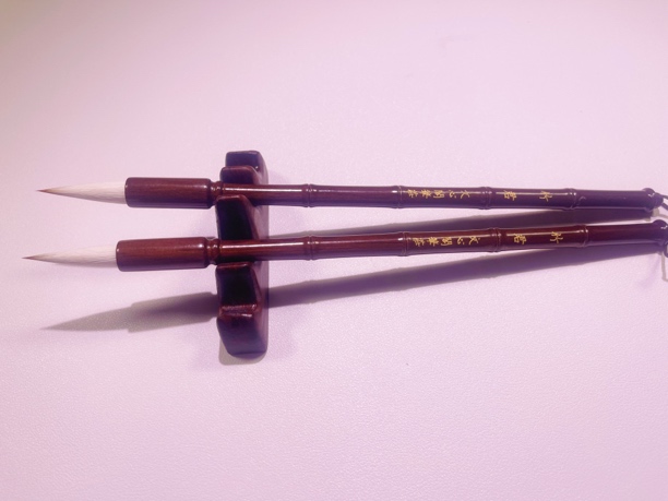 【竹君  文心阁】拍一发二 狼羊兼毫 出锋3.6cm 口径1.0cm宜书宜画