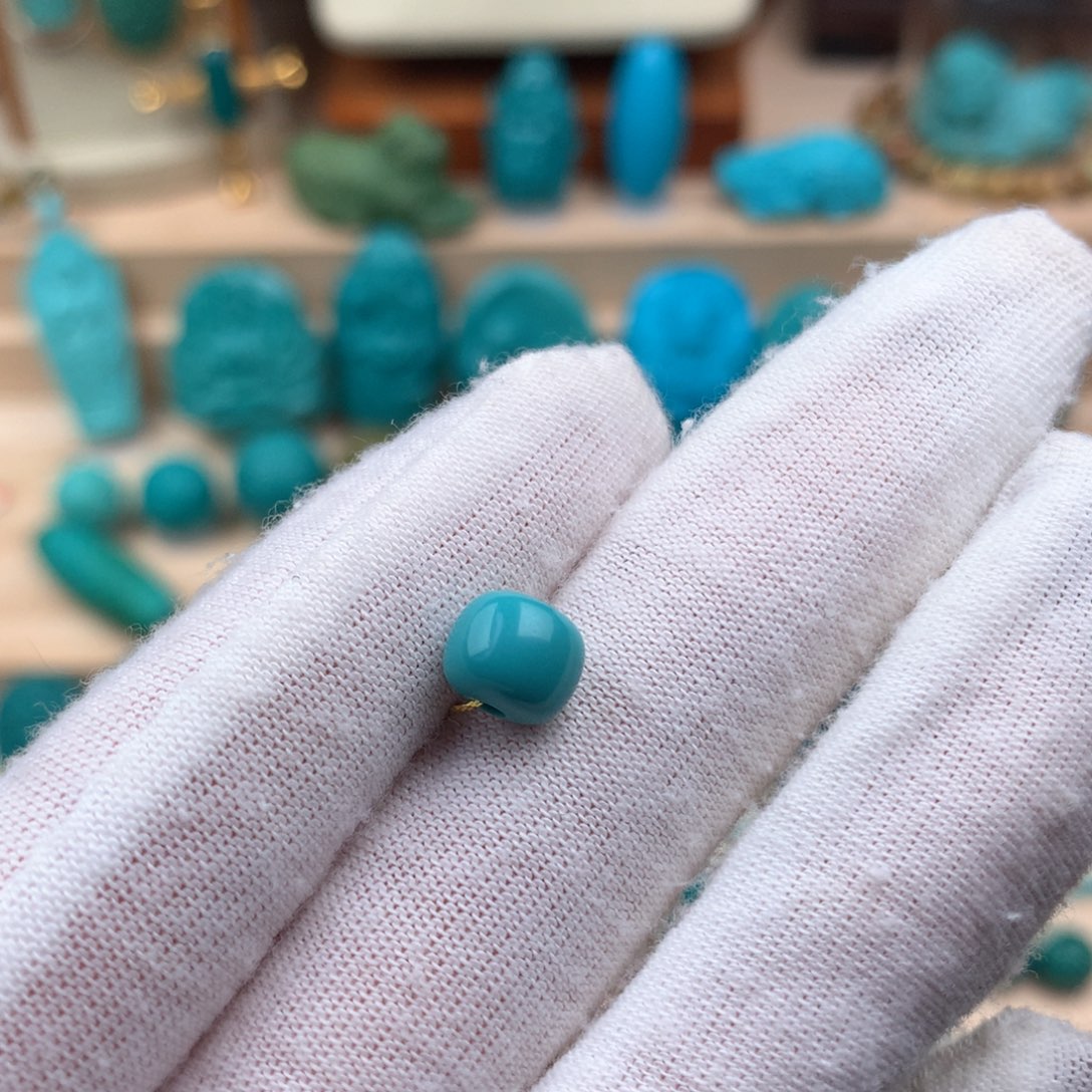 绿松石未镶嵌老型卡7.7