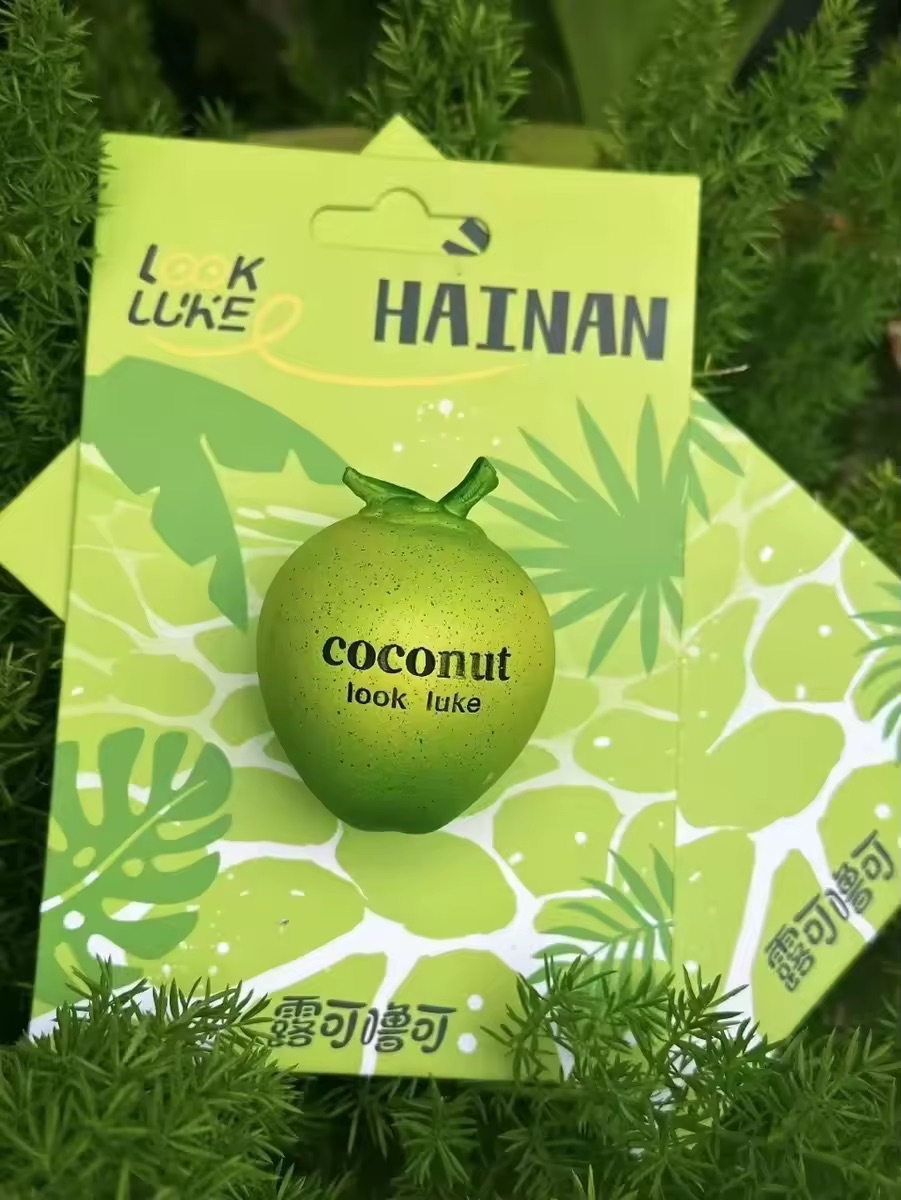 椰子冰箱贴