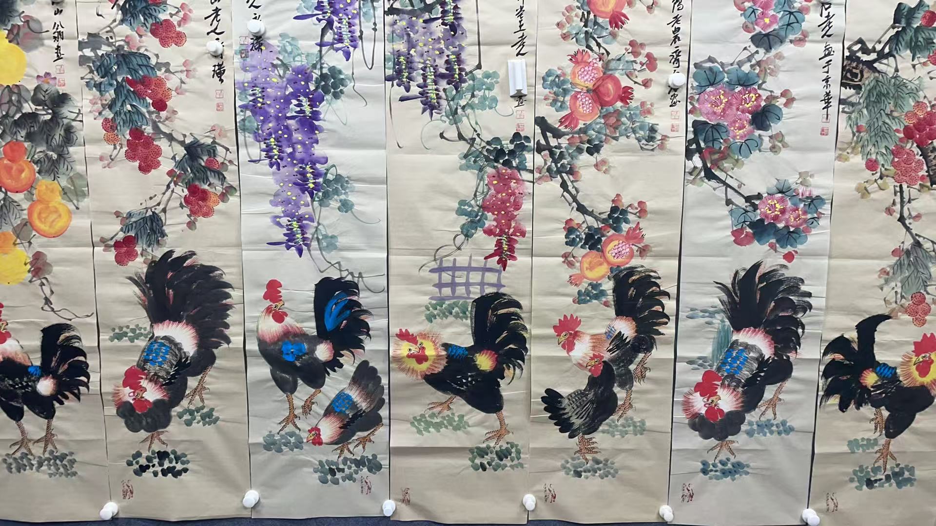 【优瑞新】精品十二条屏装饰画通用链接