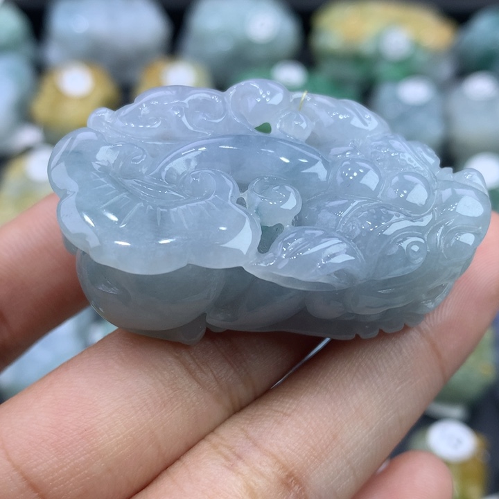 翡翠未镶嵌颈饰天然缅甸翡翠