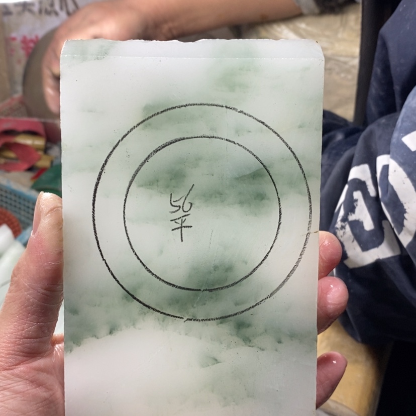【闪购商品】石英质玉（天山翠）手镯未镶嵌悠*?定制手镯