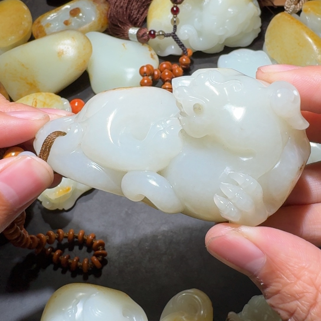 和田玉貔貅未镶嵌